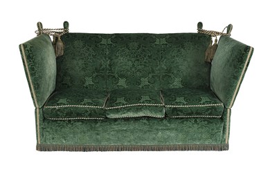 Lot 315 - A Feather-Filled Three-Seater Knole-Style Sofa,...