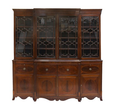 Lot 366 - A Late Regency Mahogany, Ebony and...