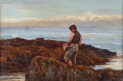 Lot 1028 - Joseph Henderson RSW (1832-1908) Scottish Kelp...