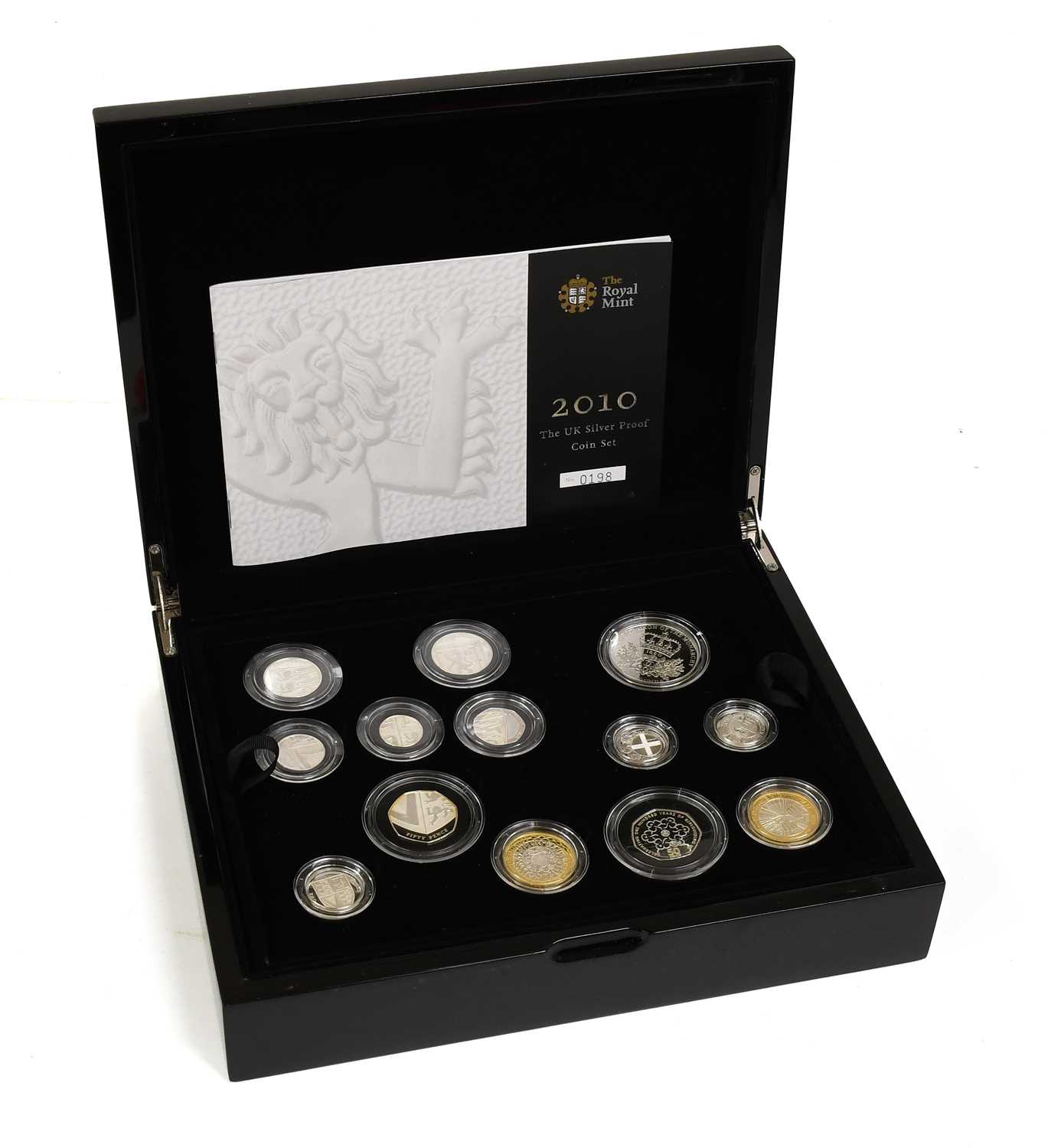 Lot 273 - UK, Silver Proof Coin Set 2010, comprising; 13...