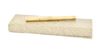 Lot 114 - A Mabie Todd & Co "Swan" Gold Fountain Pen,...