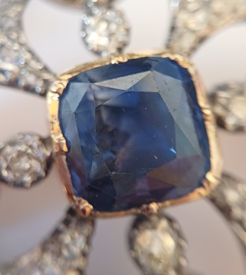 Lot 2285 - An Early-Mid Victorian Sapphire and Diamond...