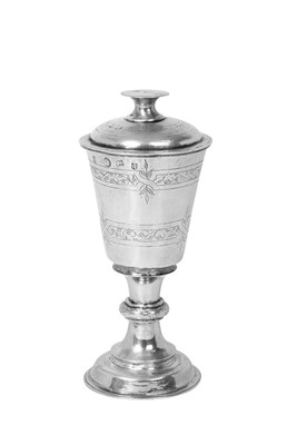 Lot 2001 - An Elizabeth I Silver Communion-Cup and Paten