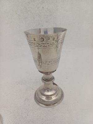 Lot 2001 - An Elizabeth I Silver Communion-Cup and Paten