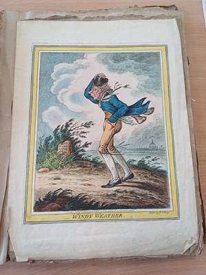 Lot 9 - Gillray (James). Twenty-one caricatures,...