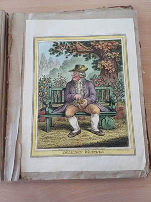 Lot 9 - Gillray (James). Twenty-one caricatures,...