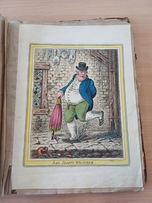 Lot 9 - Gillray (James). Twenty-one caricatures,...