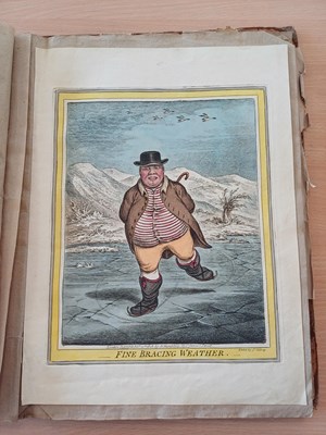 Lot 9 - Gillray (James). Twenty-one caricatures,...