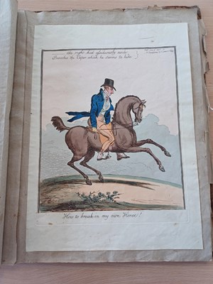 Lot 9 - Gillray (James). Twenty-one caricatures,...