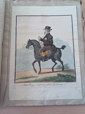 Lot 9 - Gillray (James). Twenty-one caricatures,...