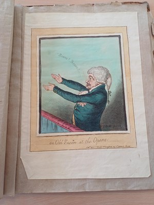 Lot 9 - Gillray (James). Twenty-one caricatures,...