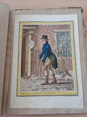 Lot 9 - Gillray (James). Twenty-one caricatures,...