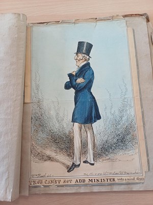 Lot 9 - Gillray (James). Twenty-one caricatures,...