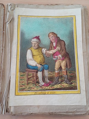 Lot 9 - Gillray (James). Twenty-one caricatures,...
