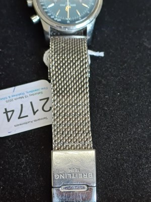 Lot 2174 - Breitling: A Stainless Steel Automatic...