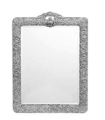 Lot 2140 - An Edward VII Silver-Mounted Dressing-Table Mirror