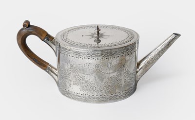 Lot 156 - A Victorian Silver Teapot, by John, Edward,...