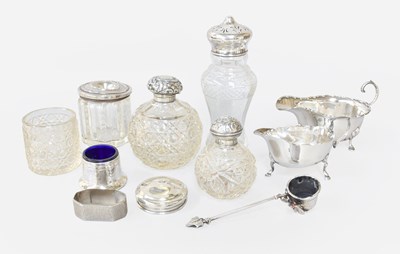 Lot 170 - A Collection of Assorted Silver, including two...