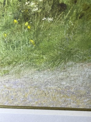 Lot 1054 - Helen Allingham RWS (1848-1926) "An Old Farm,...