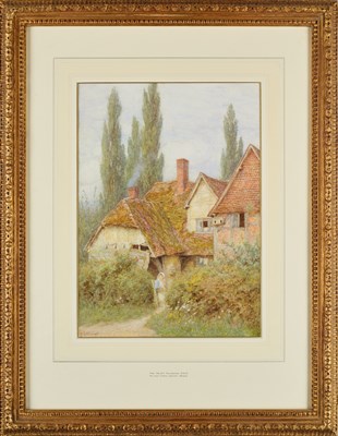 Lot 1054 - Helen Allingham RWS (1848-1926) "An Old Farm,...