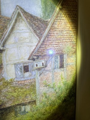 Lot 1054 - Helen Allingham RWS (1848-1926) "An Old Farm,...