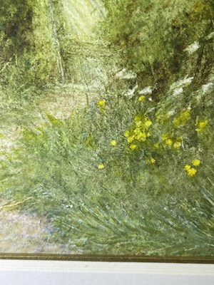 Lot 1054 - Helen Allingham RWS (1848-1926) "An Old Farm,...