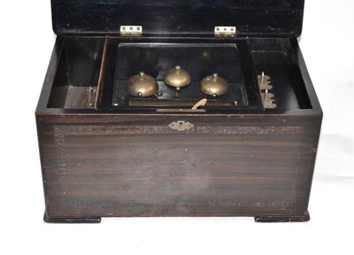 Lot 176 - A cylinder musical box