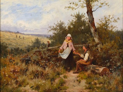 Lot 1041 - Joseph Paulman (later 19th century) A romantic...