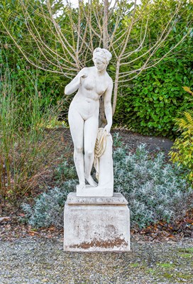 Lot 433 - A Composite Garden Statue of Venus with the...