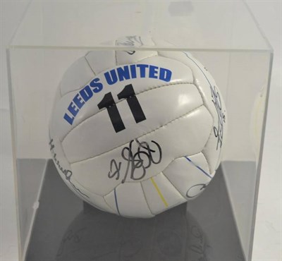 Lot 184 - A signed Leeds Utd football