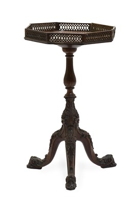 Lot 369 - A George II-Style Carved Mahogany Tripod Table,...