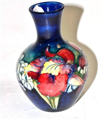 Lot 195 - Walter Moorcroft Orchid and Spring Flowers vase