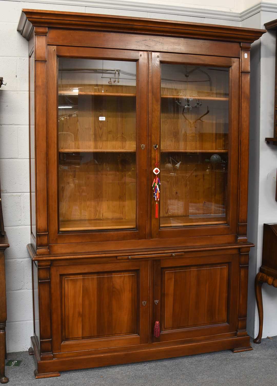 Lot 1341 - A Multiyork Mastercraft Bookcase, glazed upper...