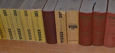 Lot 211 - Wisden Cricketer's Almanack, 1949, 1952-56, 1961-1965, 1967, 1979 (13 volumes)