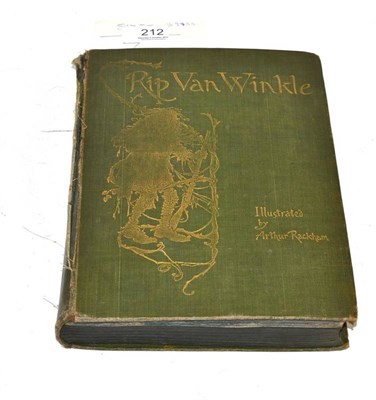 Lot 212 - Rip Van Winkie illustrated by Arthur Rackham, 1905, tipped-in colour plates