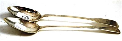 Lot 222 - Two silver tablespoons