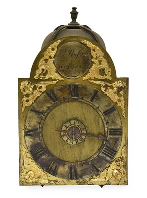 Lot 283 - A Hook and Spike Lantern Alarm Timepiece,...