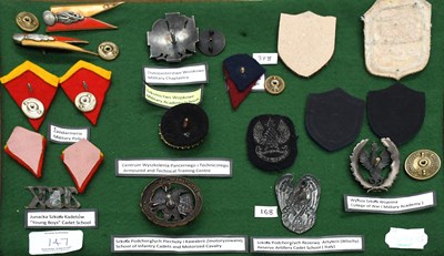 Lot 147 - A Second World War Display of Polish Badges...