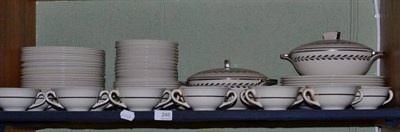 Lot 246 - Wedgwood Moonstone silver lustre dinner service