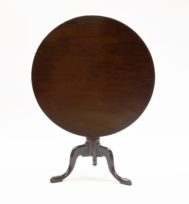 Lot 1297 - A George II Mahogany Tripod Table, the...