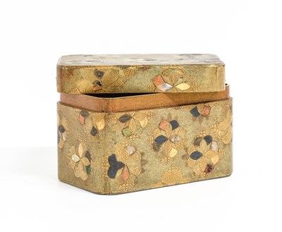 Lot 141 - A Japanese Lacquer Box and Cover, Edo period,...