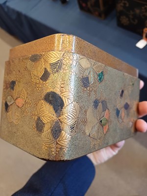 Lot 141 - A Japanese Lacquer Box and Cover, Edo period,...