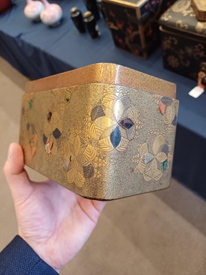 Lot 141 - A Japanese Lacquer Box and Cover, Edo period,...