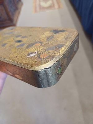 Lot 141 - A Japanese Lacquer Box and Cover, Edo period,...