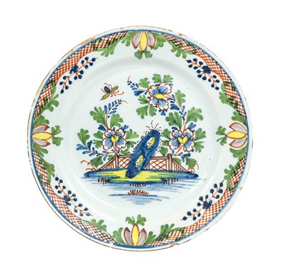 Lot 217 - A Pair of London Delft Plates, Lambeth or...