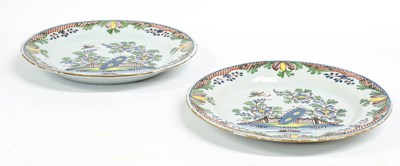 Lot 217 - A Pair of London Delft Plates, Lambeth or...