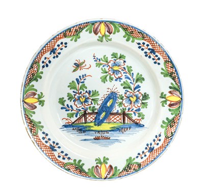 Lot 217 - A Pair of London Delft Plates, Lambeth or...