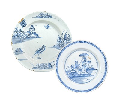 Lot 210 - A London Delft Plate, probably Lambeth, circa...