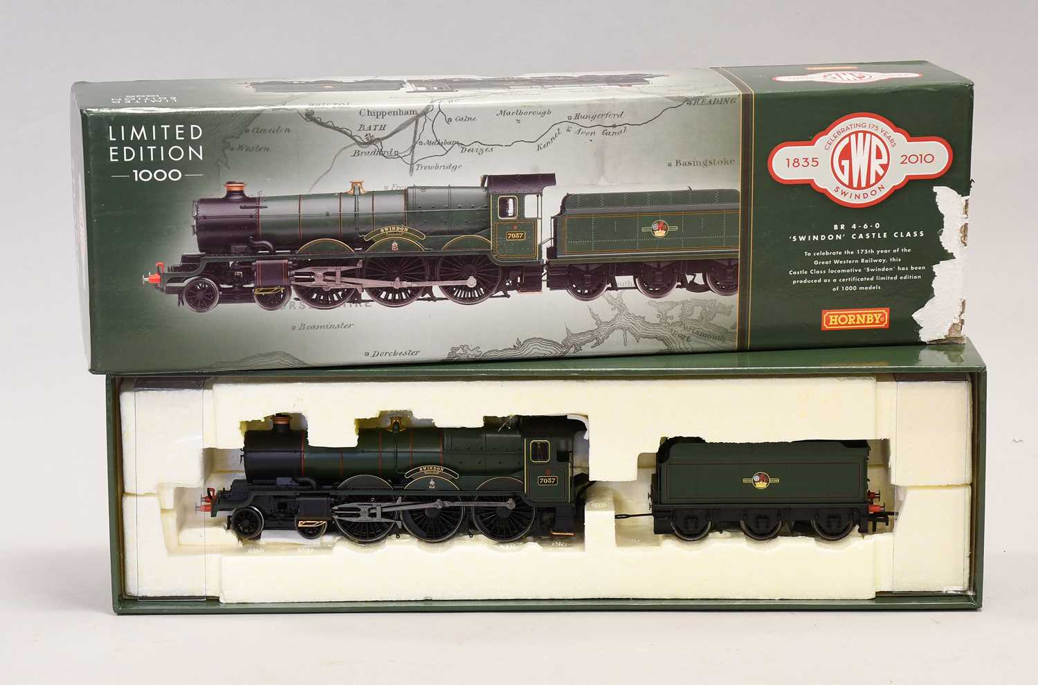 Lot 239 - Hornby (China) OO Gauge R2852 Swindon BR 7037 Locomotive