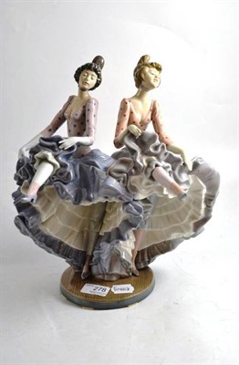 Lot 278 - Lladro group 'Cancan Girls', Ref No. 5370, sculpted by Salvador Debon